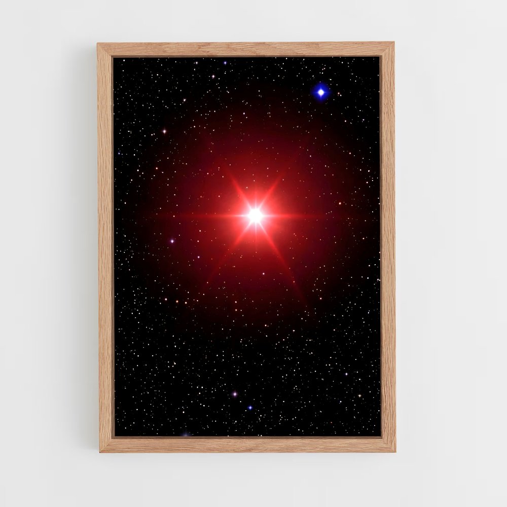 Poster Étoile Écarlate – affiche Étoiles (vue 4)